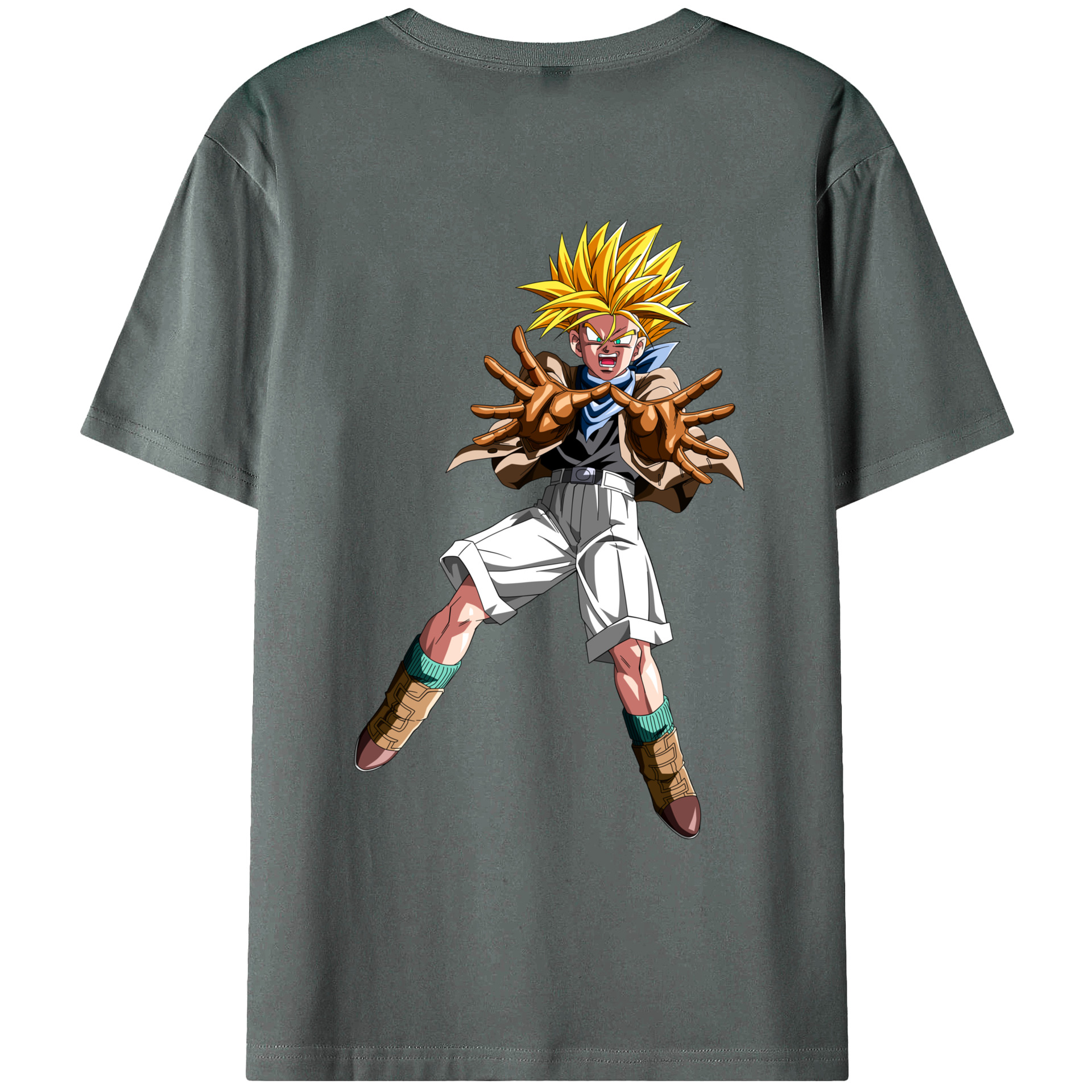 （画像用） ドラゴンボール DRAGON BALL 綿100％ メンズ半袖Tシャツ（バックプリント） 通気性